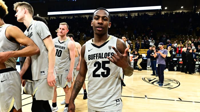 Colorado senior guard McKinley Wright IV (25) is a two-time All-Pac-12 selection.